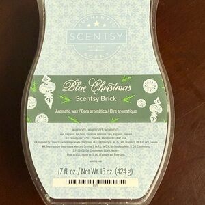 Discontinued Scentsy Blue Christmas Aromatic Wax Brick